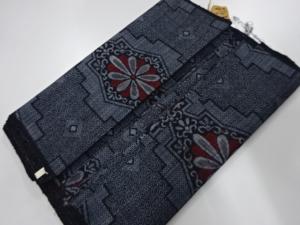 アンティーク　本場正藍泥染大島紬　着物洗い張り